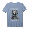Heute möchte ich was mit Menschen machen Schubsen wäre toll - Lustiges Panda T-Shirt für Sarkasmus, Ironie & schwarzen Humor