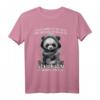 Heute möchte ich was mit Menschen machen Schubsen wäre toll - Lustiges Panda T-Shirt für Sarkasmus, Ironie & schwarzen Humor