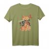 Kawaii Samurai Ninja Cat Tattoo T-Shirt – Japanisches Manga-Design für Katzen- und Anime-Fans, perfekt für Kostümpartys und Geschenke