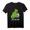 Lustiges The Last One Shirt – Drache frisst das letzte Einhorn, satirisches Märchen T-Shirt für Fans, Partner & Freunde, Weihnachtsgeschenk