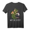 Lustiges Drache frisst das letzte Einhorn T-Shirt - Provokantes Märchenmotiv für Fans & Einhornhasser, perfekt als Geschenk