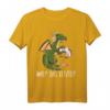 Lustiges Drache frisst das letzte Einhorn T-Shirt - Provokantes Märchenmotiv für Fans & Einhornhasser, perfekt als Geschenk