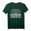 Duisburg - Unterschätze niemals einen alten Mann Geschenk T-Shirt - Lustiges Personalisiertes Shirt für Väter, Opas & Männer aus Duisburg