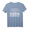 Duisburg - Unterschätze niemals einen alten Mann Geschenk T-Shirt - Lustiges Personalisiertes Shirt für Väter, Opas & Männer aus Duisburg
