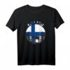 Finnland T-Shirt mit Flagge – Perfekt für Skandinavien Urlaub & als Geschenk für Finnland-Liebhaber