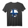 Finnland T-Shirt mit Flagge – Perfekt für Skandinavien Urlaub & als Geschenk für Finnland-Liebhaber