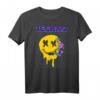 Rave House Weed Emoticon Techno Musik Outfit - Festival & Party T-Shirt für Techno Fans & Rave Enthusiasten