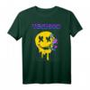 Rave House Weed Emoticon Techno Musik Outfit - Festival & Party T-Shirt für Techno Fans & Rave Enthusiasten