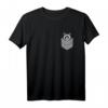 Lustiges Waschbär T-Shirt mit Brusttaschen-Design – Perfekt für Tierliebhaber & Geburtstagsgeschenke