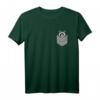 Lustiges Waschbär T-Shirt mit Brusttaschen-Design – Perfekt für Tierliebhaber & Geburtstagsgeschenke