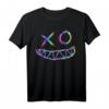 Rainbow Rave Face Festival Tekk T-Shirt für Männer & Frauen – Perfekt für EDM, Rave & Techno Festivals & Geschenke für Festivalfans