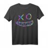 Rainbow Rave Face Festival Tekk T-Shirt für Männer & Frauen – Perfekt für EDM, Rave & Techno Festivals & Geschenke für Festivalfans