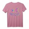Rainbow Rave Face Festival Tekk T-Shirt für Männer & Frauen – Perfekt für EDM, Rave & Techno Festivals & Geschenke für Festivalfans