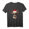 Rudolph Weihnachtsmütze Sonnenbrille Santa lustiges Rentier T-Shirt – Lustiges Weihnachtsgeschenk für die ganze Familie und Partnerlook zu Weihnachten
