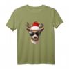 Rudolph Weihnachtsmütze Sonnenbrille Santa lustiges Rentier T-Shirt – Lustiges Weihnachtsgeschenk für die ganze Familie und Partnerlook zu Weihnachten