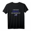 Chicago Police Department CPD Thin Blue Line Flagge T-Shirt - Supporter Shirt für Polizei, Familien & Blue Lives Matter