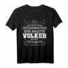 Lustiges Vorname Volker T-Shirt - Humorvolles König-Motiv für Männer als Geschenkidee