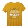 Lustiges Vorname Volker T-Shirt - Humorvolles König-Motiv für Männer als Geschenkidee