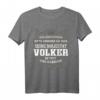 Lustiges Vorname Volker T-Shirt - Humorvolles König-Motiv für Männer als Geschenkidee