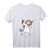 Damen T-Shirt mit Dabbing Einhorn und Spruch 'Es eskaliert Eh' – Lustiges Wein Geschenk für Frauen, perfekt für Weinliebhaberinnen & Geburtstage