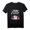 Team Braut Bachelorette Party Einhorn JGA T-Shirt – Lustiges Party-Outfit für unvergessliche Junggesellinnenabschiede mit Sekt, Stern & Einhorn-Motiv