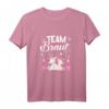 Team Braut Bachelorette Party Einhorn JGA T-Shirt – Lustiges Party-Outfit für unvergessliche Junggesellinnenabschiede mit Sekt, Stern & Einhorn-Motiv
