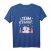 Team Braut Bachelorette Party Einhorn JGA T-Shirt – Lustiges Party-Outfit für unvergessliche Junggesellinnenabschiede mit Sekt, Stern & Einhorn-Motiv