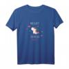 HapPanda JGA - Ich bin die Braut! Einhorn T-Shirt für Junggesellinnenabschied, lustiges Braut-Partyoutfit für Damen