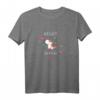 HapPanda JGA - Ich bin die Braut! Einhorn T-Shirt für Junggesellinnenabschied, lustiges Braut-Partyoutfit für Damen
