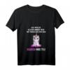 Damen Einhorn T-Shirt mit V-Ausschnitt - Lustiges Humor-Shirt mit Spruch für Menschenhasser, perfekt für Schule, Uni, Arbeit & Zuhause