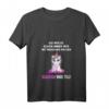 Damen Einhorn T-Shirt mit V-Ausschnitt - Lustiges Humor-Shirt mit Spruch für Menschenhasser, perfekt für Schule, Uni, Arbeit & Zuhause