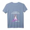 Damen Einhorn T-Shirt mit V-Ausschnitt - Lustiges Humor-Shirt mit Spruch für Menschenhasser, perfekt für Schule, Uni, Arbeit & Zuhause