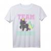 Lustiges Team Einhorn T-Shirt für Damen und Kinder - Graues oder schwarzes Einhorn Design für Partys, Festivals & Familienfeiern
