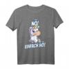 Nö Einfach Nö - Humorvolles Einhorn T-Shirt mit Mittelfinger für Einhorn-Fans und Freche Persönlichkeiten