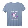 Damen 'Bin Da ! Kann losgehen !' - Party Einhorn T-Shirt mit V-Ausschnitt für Humor, Geburtstag & Feiertage