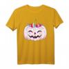 Halloween T-Shirt Kürbis Einhorn - Lustiges gruseliges Kostüm für Männer und Frauen, Party Geschenkidee & Alternative zum Verkleiden