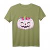 Halloween T-Shirt Kürbis Einhorn - Lustiges gruseliges Kostüm für Männer und Frauen, Party Geschenkidee & Alternative zum Verkleiden