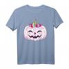Halloween T-Shirt Kürbis Einhorn - Lustiges gruseliges Kostüm für Männer und Frauen, Party Geschenkidee & Alternative zum Verkleiden