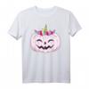 Halloween T-Shirt Kürbis Einhorn - Lustiges gruseliges Kostüm für Männer und Frauen, Party Geschenkidee & Alternative zum Verkleiden