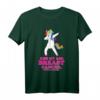 Kiss My Ass Brustkrebs Have a Nice Day Einhorn Lustiges Geschenk T-Shirt – Humorvolles Motiv für Brustkrebspatienten, Männer & Frauen