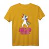 Kiss My Ass Brustkrebs Have a Nice Day Einhorn Lustiges Geschenk T-Shirt – Humorvolles Motiv für Brustkrebspatienten, Männer & Frauen