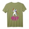 Kiss My Ass Brustkrebs Have a Nice Day Einhorn Lustiges Geschenk T-Shirt – Humorvolles Motiv für Brustkrebspatienten, Männer & Frauen