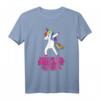 Kiss My Ass Brustkrebs Have a Nice Day Einhorn Lustiges Geschenk T-Shirt – Humorvolles Motiv für Brustkrebspatienten, Männer & Frauen