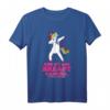 Kiss My Ass Brustkrebs Have a Nice Day Einhorn Lustiges Geschenk T-Shirt – Humorvolles Motiv für Brustkrebspatienten, Männer & Frauen