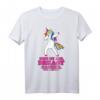 Kiss My Ass Brustkrebs Have a Nice Day Einhorn Lustiges Geschenk T-Shirt – Humorvolles Motiv für Brustkrebspatienten, Männer & Frauen