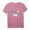 RTFM Einhorn T-Shirt mit buntem Regenbogen und lachenden Wolken – Humorvolles Motiv für alle, die viel erklären müssen