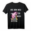 Kotz Unicorn Lustiges Party T-Shirt mit Regenbogen Kotze – Perfekt für Festival, Karneval, Mallorca Urlaub & Partynächte