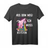 Kotz Unicorn Lustiges Party T-Shirt mit Regenbogen Kotze – Perfekt für Festival, Karneval, Mallorca Urlaub & Partynächte