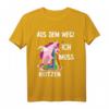 Kotz Unicorn Lustiges Party T-Shirt mit Regenbogen Kotze – Perfekt für Festival, Karneval, Mallorca Urlaub & Partynächte