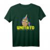 Unitato Veganes Einhorn T-Shirt - Lustiges Kartoffel Motiv für Veganer, Vegetarier, Landwirte und Kartoffelliebhaber